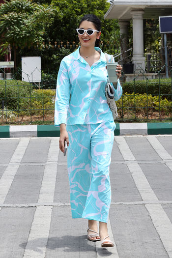 Buy Zivame 2 Mile Fashion Knit Cotton Loungewear Set - Island Paradise